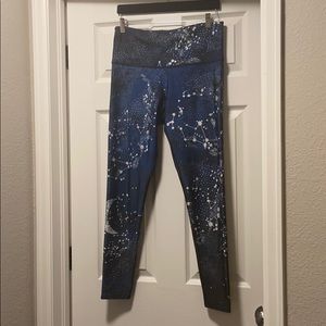 Onzie Blue Constellation Leggings